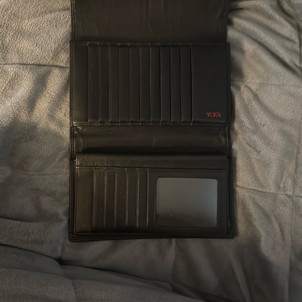 Tumi Black Leather Wallet